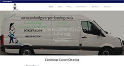 Desktop Screenshot of cambridgecarpetcleaning.co.uk